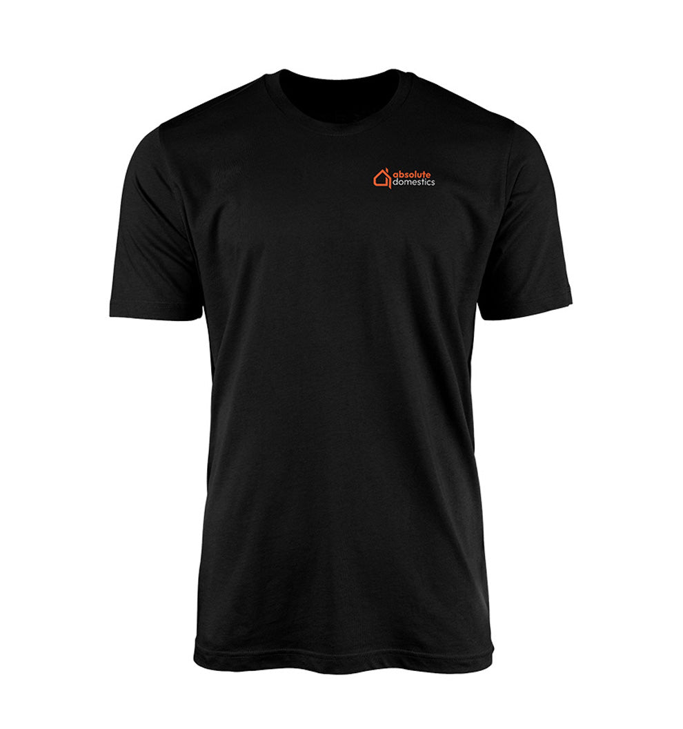 Absolute Domestics - Unisex Cotton T-Shirt - Black